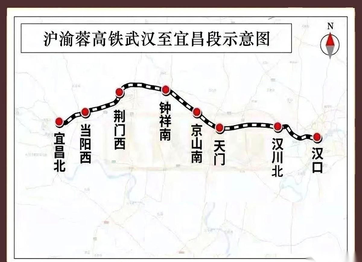 朋友圈都刷疯了。说年底那条新高铁线一开，好多车就直接“飞”过荆州，咱这儿，一夜