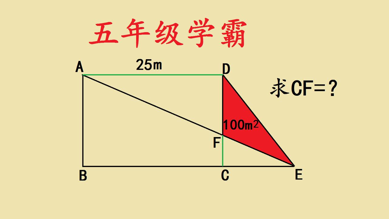 【五年级学霸的几何谜题】今天在辅导孩子作业时，被一道五年级几何题难住了。看