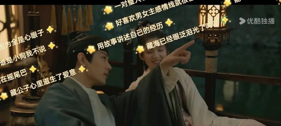 《藏海传》这个花式弹幕也太好看了吧！我终于看到了，我前面是看了个假的吗？看别人都