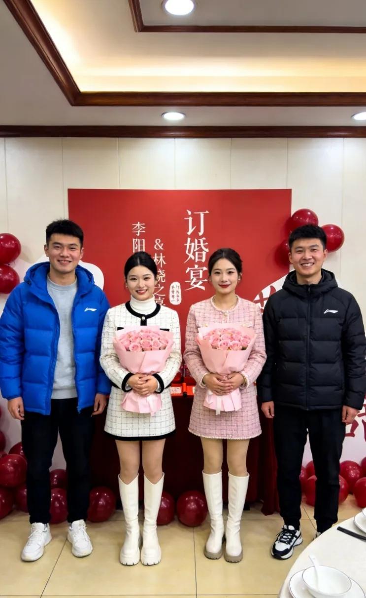 双胞胎迎娶双胞胎，婚后肯定生出双胞胎，哈哈哈。
