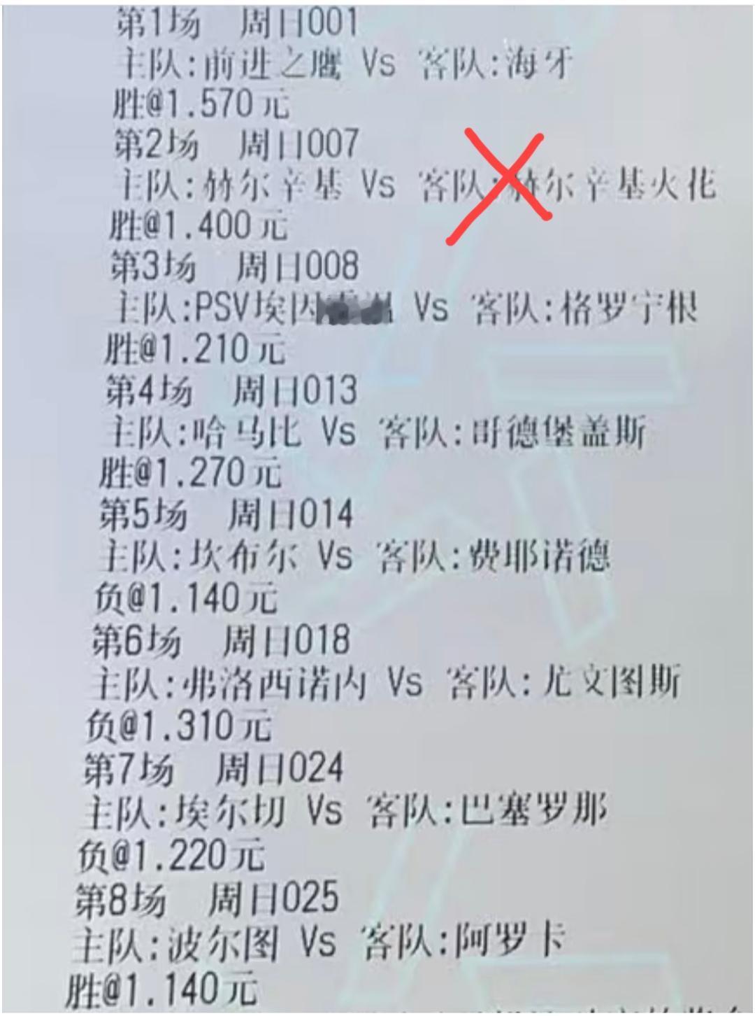 赫尔辛基不愧为“北欧四狗”啊，昨天又给我们演了这么一出大戏。这张“8串1”的票，