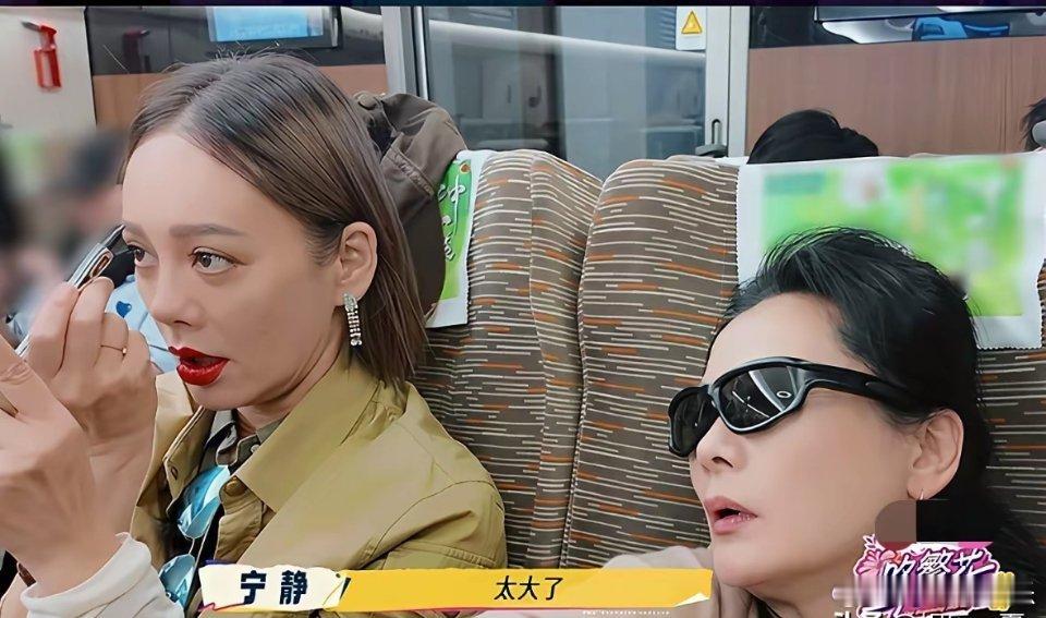 何赛飞说“中国真是好玩的地方很多啊。”宁静“太大了，但我出不了国。我特别不愿意出