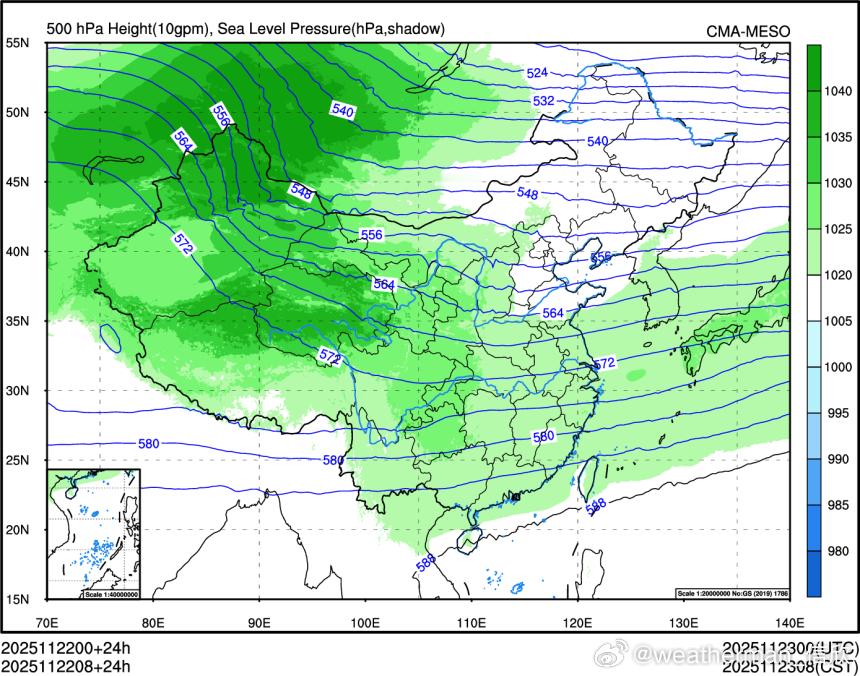 【大风和沙尘】未来2天冷空气东移南下，冷高压前部的气压落差大，加上还有高空动量下