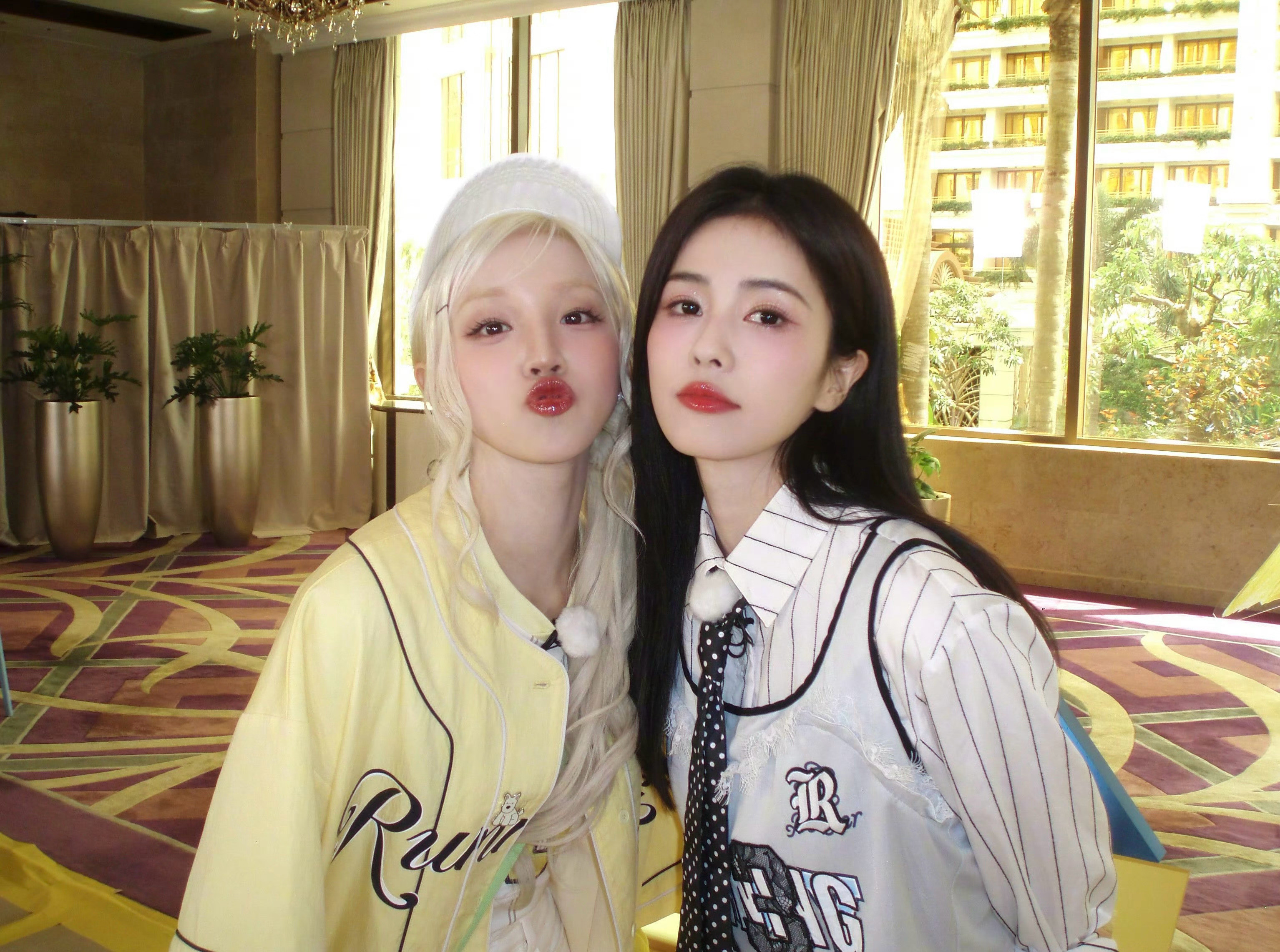 白鹿🖤宋雨琦💛好萌的两个女孩🥰​​​