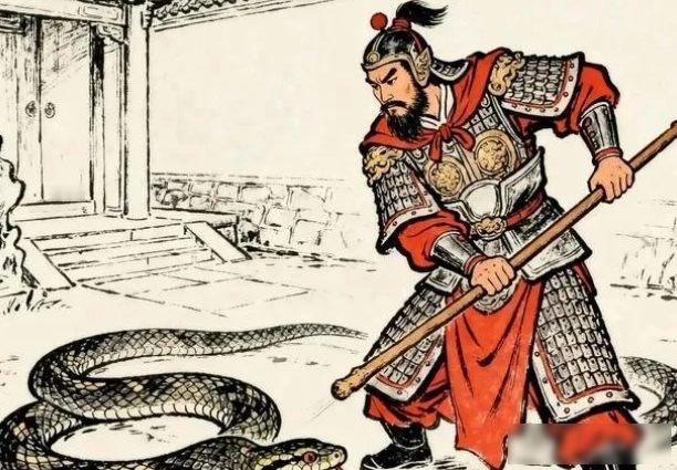 北宋初期的一天，党进回家后发现了一条大蛇，他拿起棍子几下将大蛇打死后，用蛇肉炖汤
