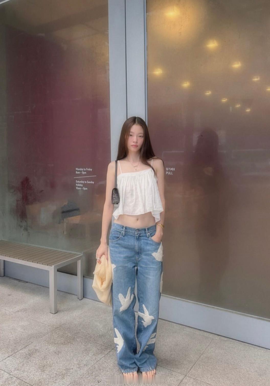 kimahyun肤姐的日常搭配松弛又好看​​​