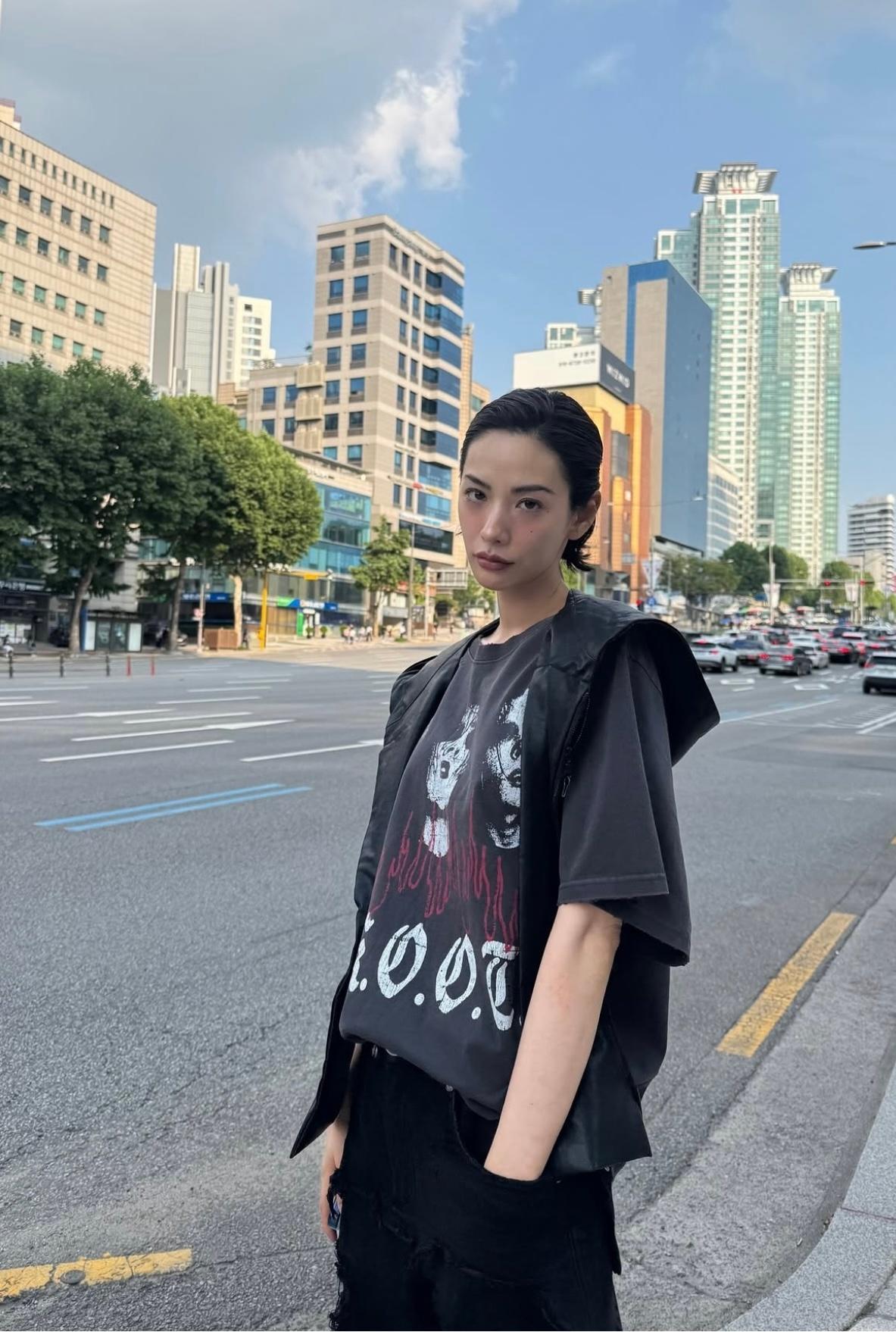 林珍娜林珍娜nana开始进入新片宣传期打扮的越来越前卫的假小子​​​