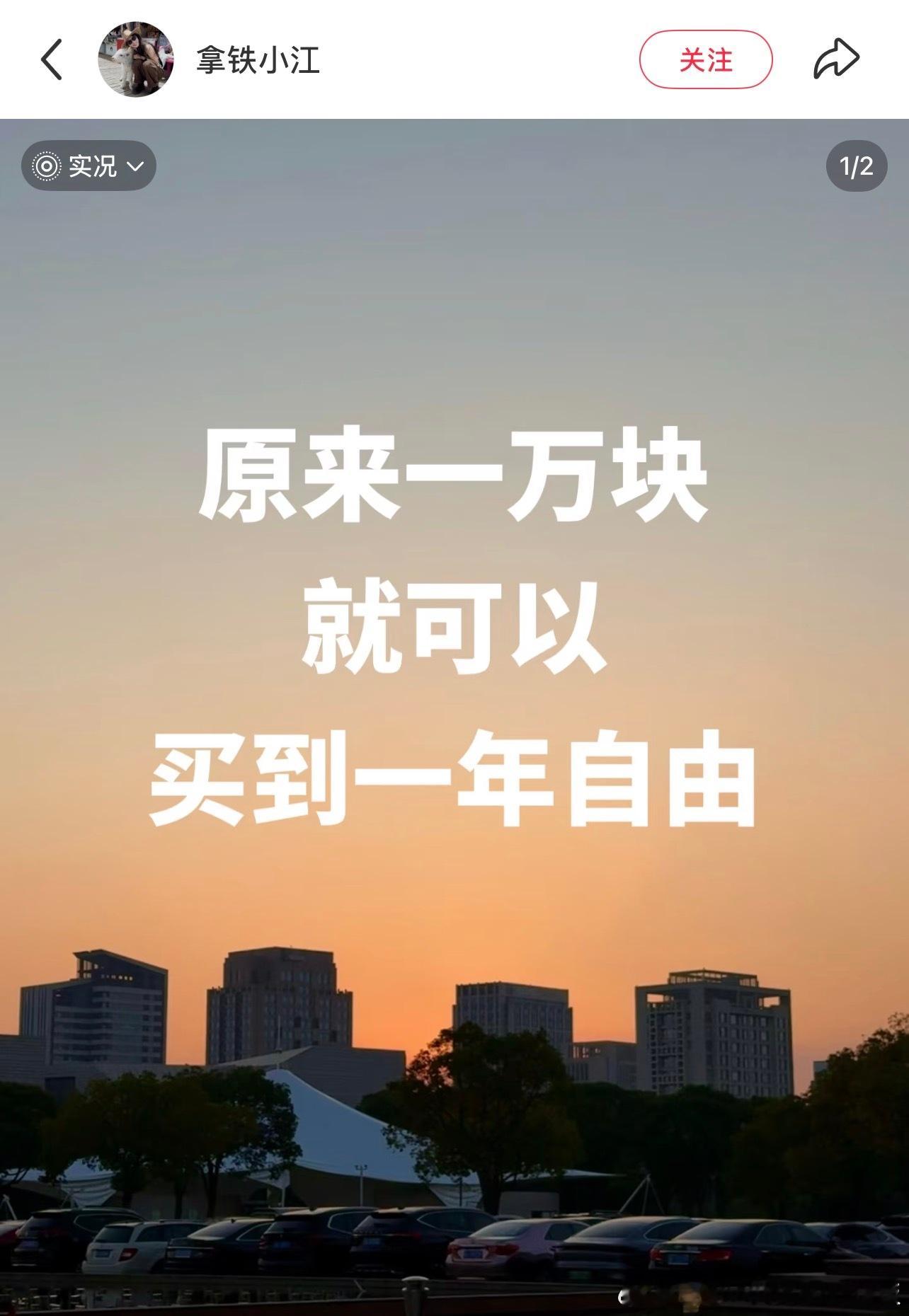 原来一万块就可以买到一年自由很多人都低估了1万元的威力