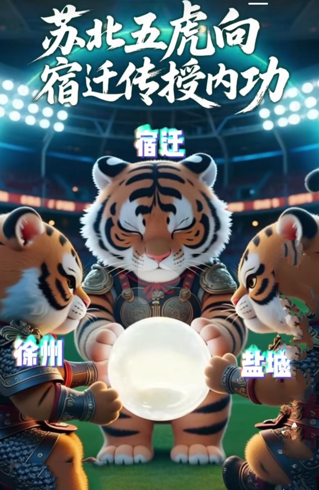 今天晚上只有苏北五虎支持宿迁，大多数人支持常州对吧！因为苏北五虎梦想集齐进入
