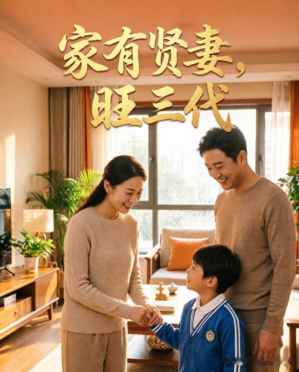 幸福三代同堂，家有贤妻旺三代
