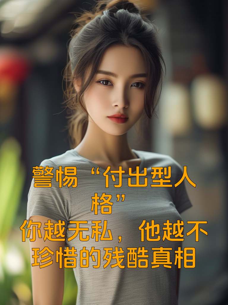 警惕“付出型人格”！你越无私，他越不珍惜的残酷真相