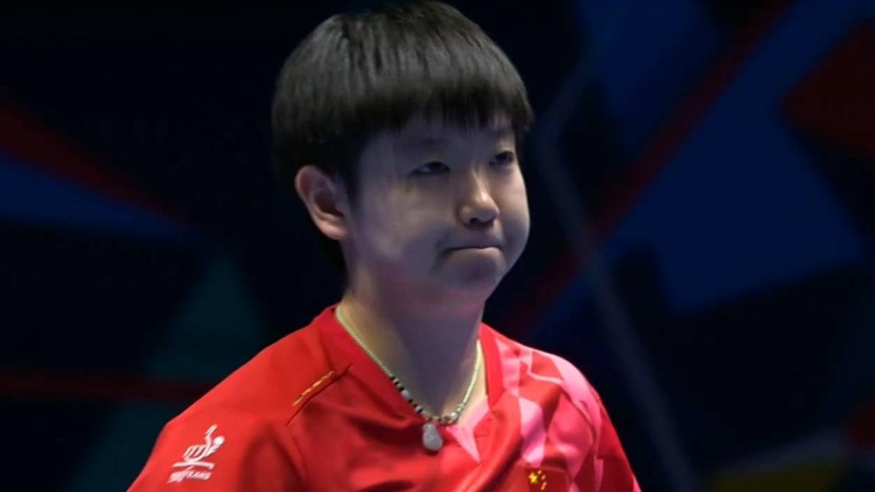 伦敦世乒赛传来好消息！孙颖莎3-0横扫早田希娜，为国乒拼下一分！北京时间5