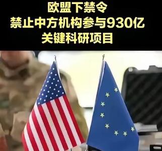 现在必须要认清一个真相，别看欧盟以及他们的成员国表面上跟我们相处得不错，但是他们