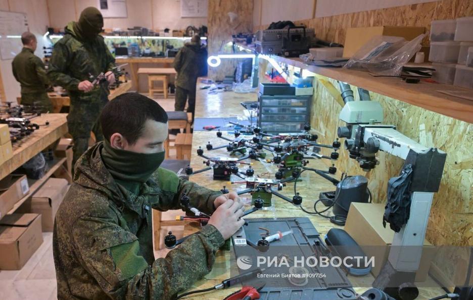 俄罗斯军队的无人机生产作坊！如此高产的无人机和系列，在整个俄乌冲突的战场到处