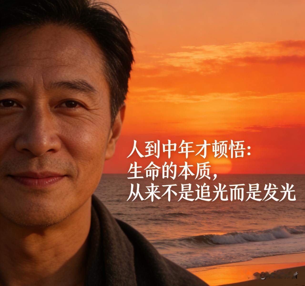 人到中年才顿悟：生命的本质，从来不是追光而是发光你有没有过这样的瞬间？深夜