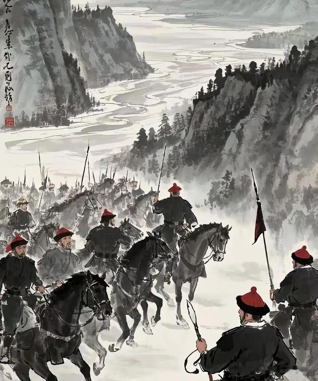 一片石之战后，清军追着李自成打，从北京追到河南、直逼陕西西安，再追到湖北，李自成