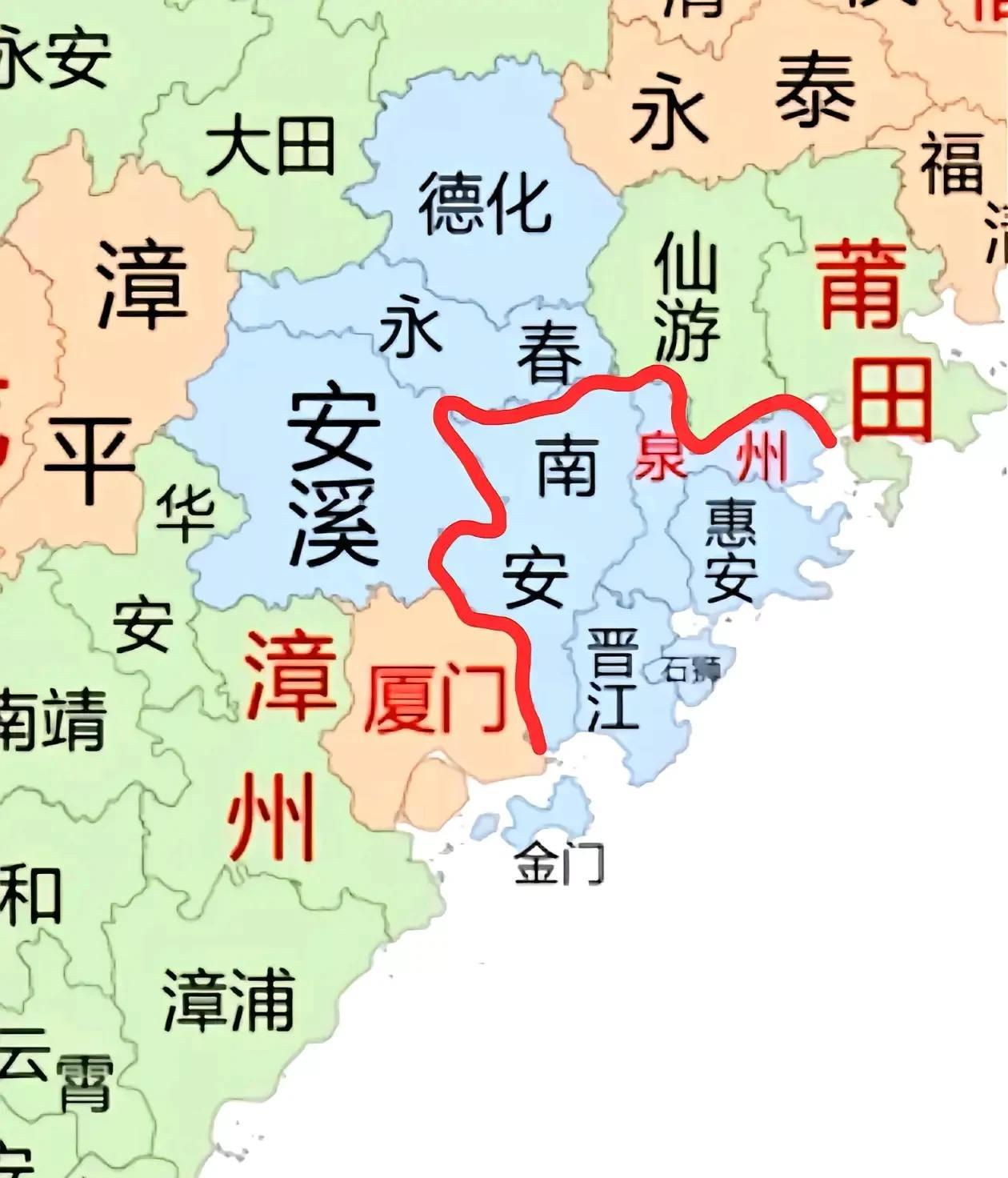 改革开放以来，泉州取得了很大的进步，泉州，晋江，南安，石狮，惠安已经连成一片了，