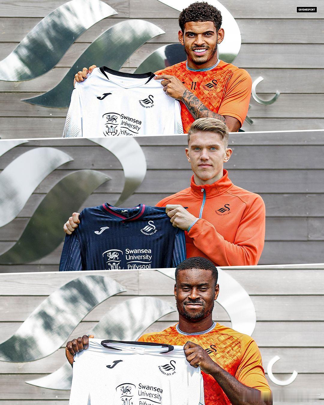 真没想到啊斯旺西当时同时拥有吉布斯-怀特、格伊和哲凯赖什效力于球队