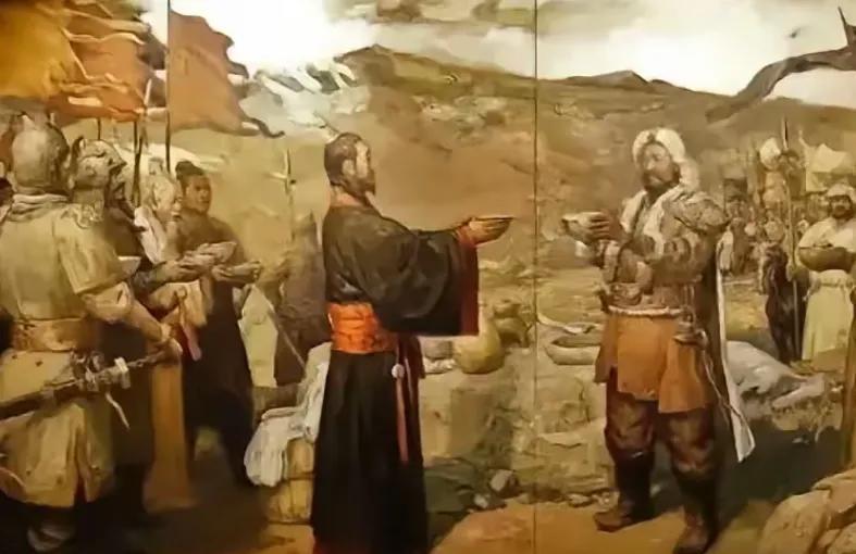 公元前36年，陈汤假传圣旨，带兵斩杀了匈奴郅支单于，顺便把他的十几个漂亮妃子给了