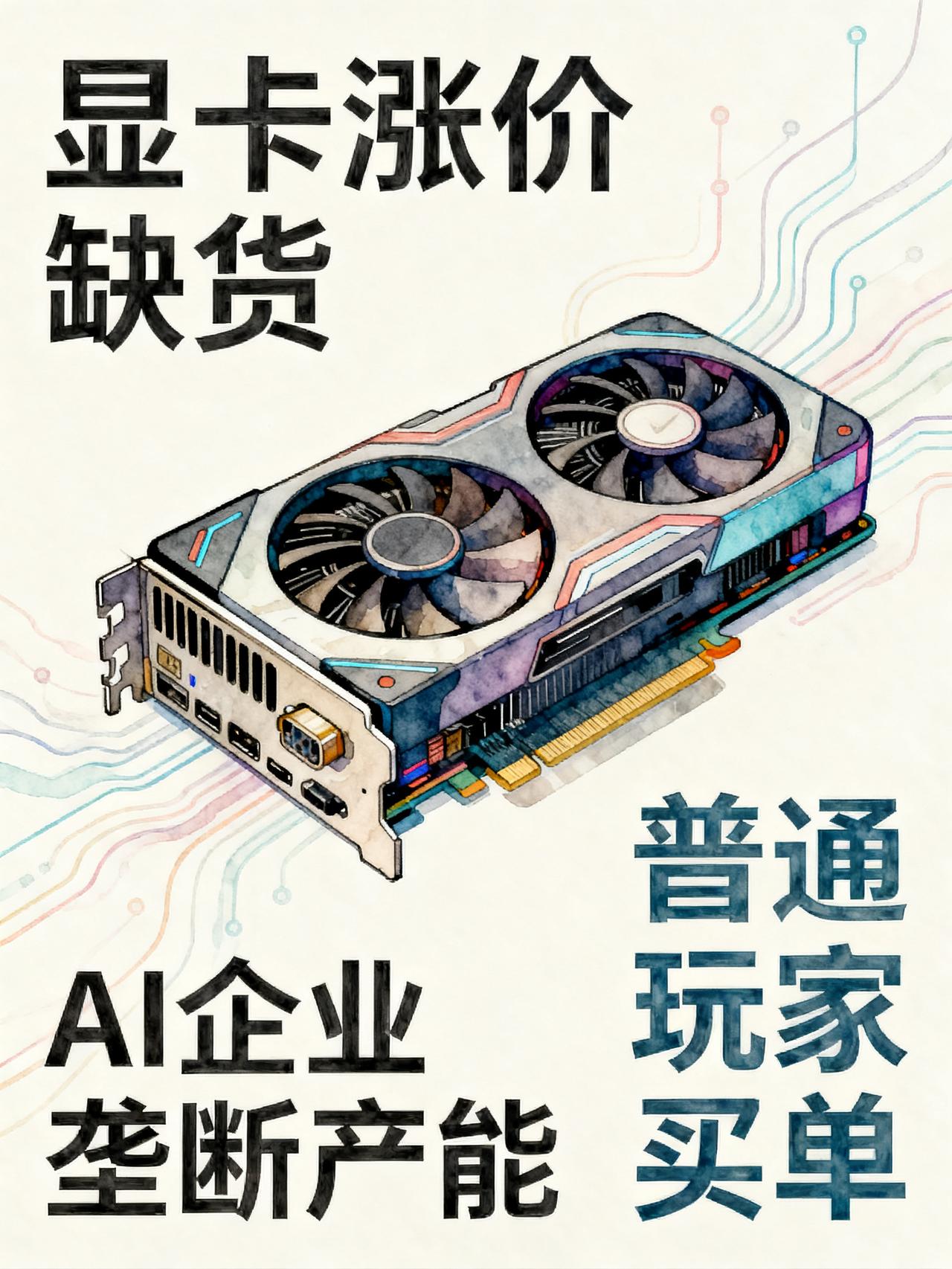 显卡为什么涨价缺货？说难听点，AI企业训练大模型，凭啥要普通游戏玩家买单？显卡