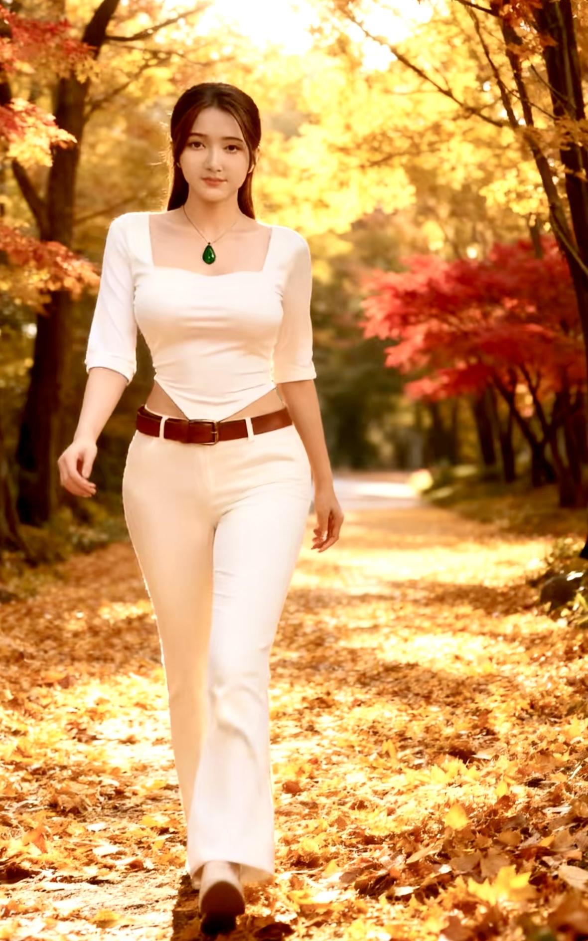 如何欣赏这张照片？这张照片充满了浓郁的秋日氛围。画面主体是