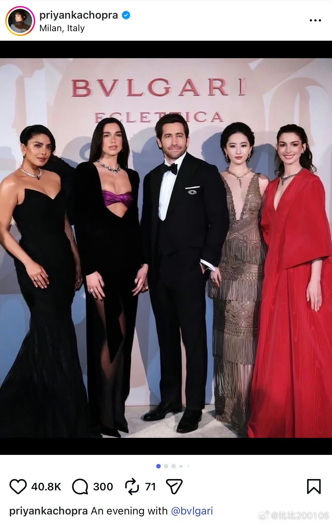 印度姐发了合照，刘亦菲好优越，一直和安妮在一起，本来就很熟了，内娱好像不允许，但