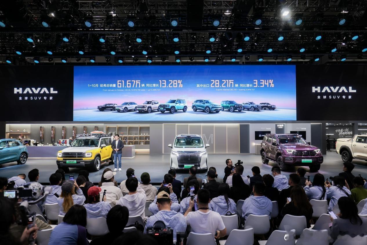 作为长城销量的基本盘，哈弗今年1-10月总销量61.67万辆、同比增长13.28