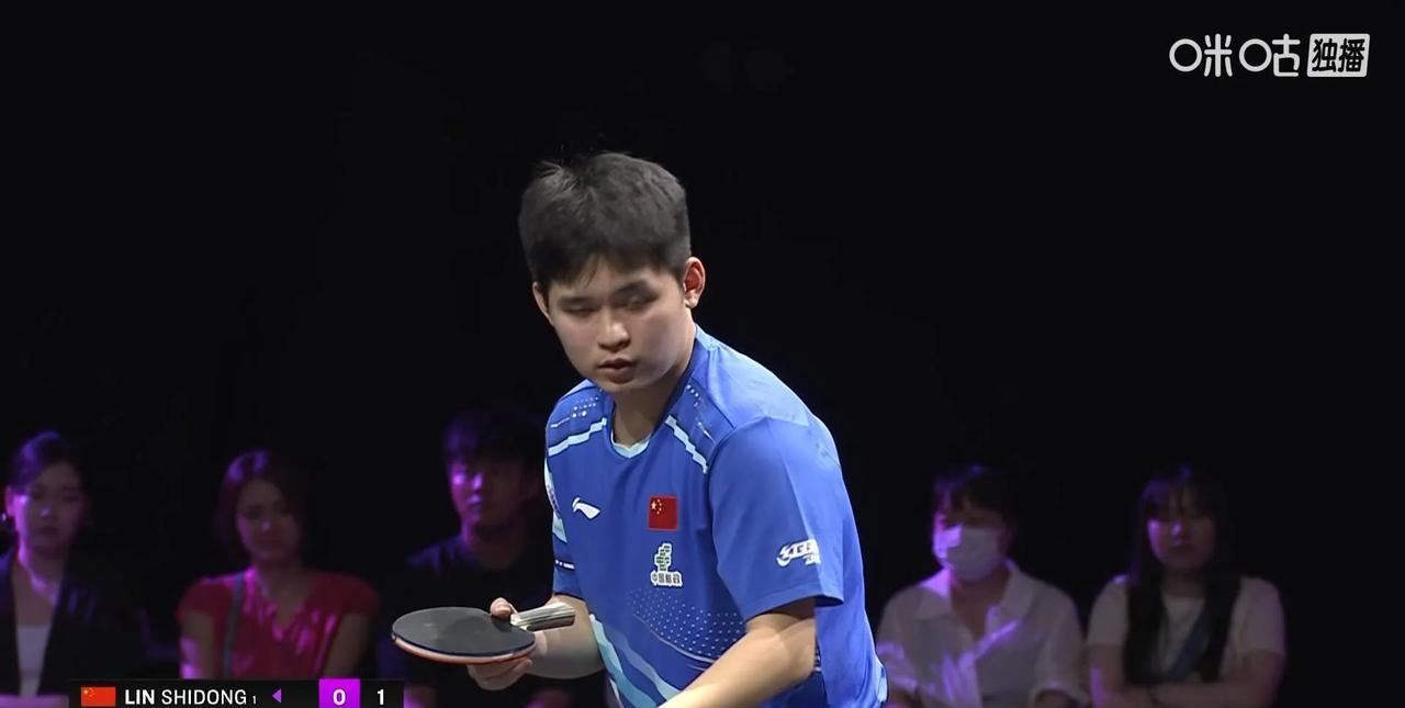 林昀儒再次输给了林诗栋，10：12，10：12，11：8，12：14，比赛打得太