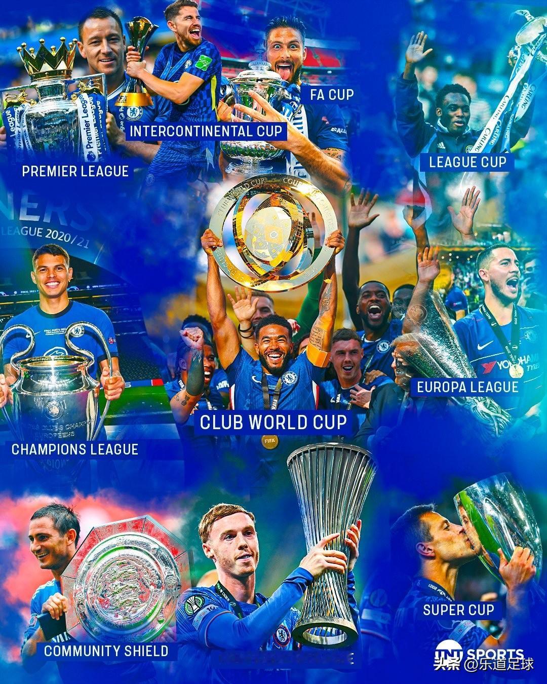 是谁说切尔西没有历史的？-唯一包揽欧足联旗下所有欧洲赛事冠军的俱乐部—