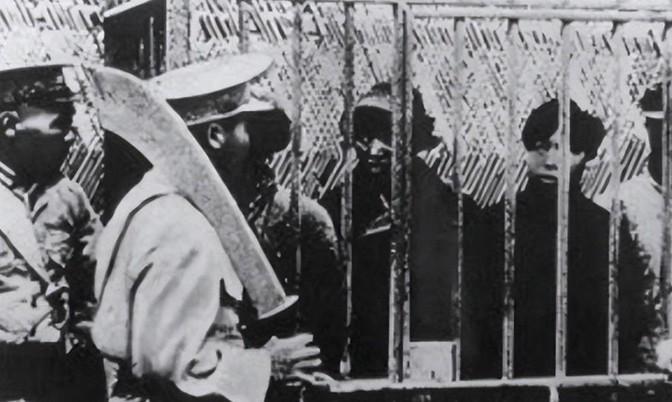 1948年，10多名地下党因越狱失败被拉去枪毙，走不动在途中被枪毙，仅有4人走到