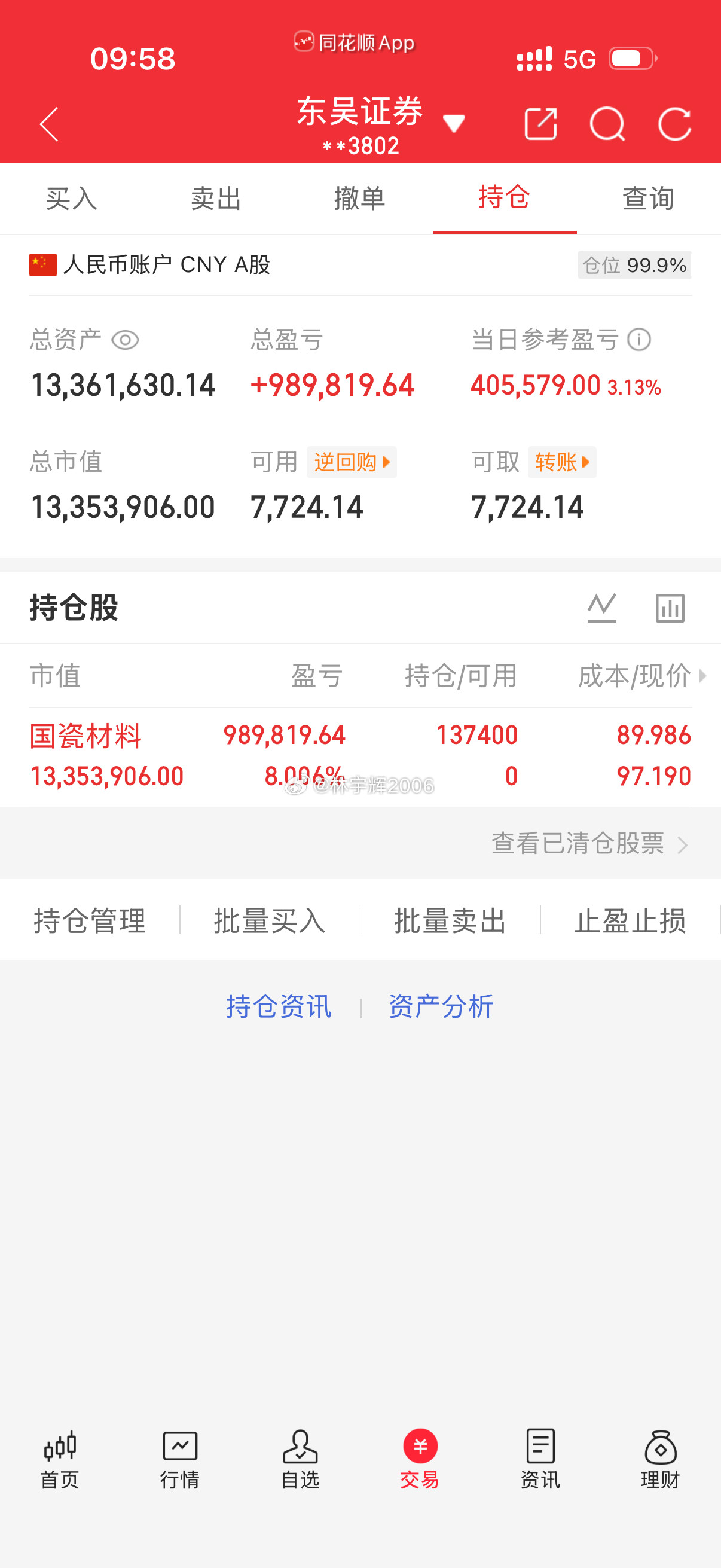 300万本金，目标一年1500万，拒绝马后炮，全程公开验证，欢迎大家一起见证！（