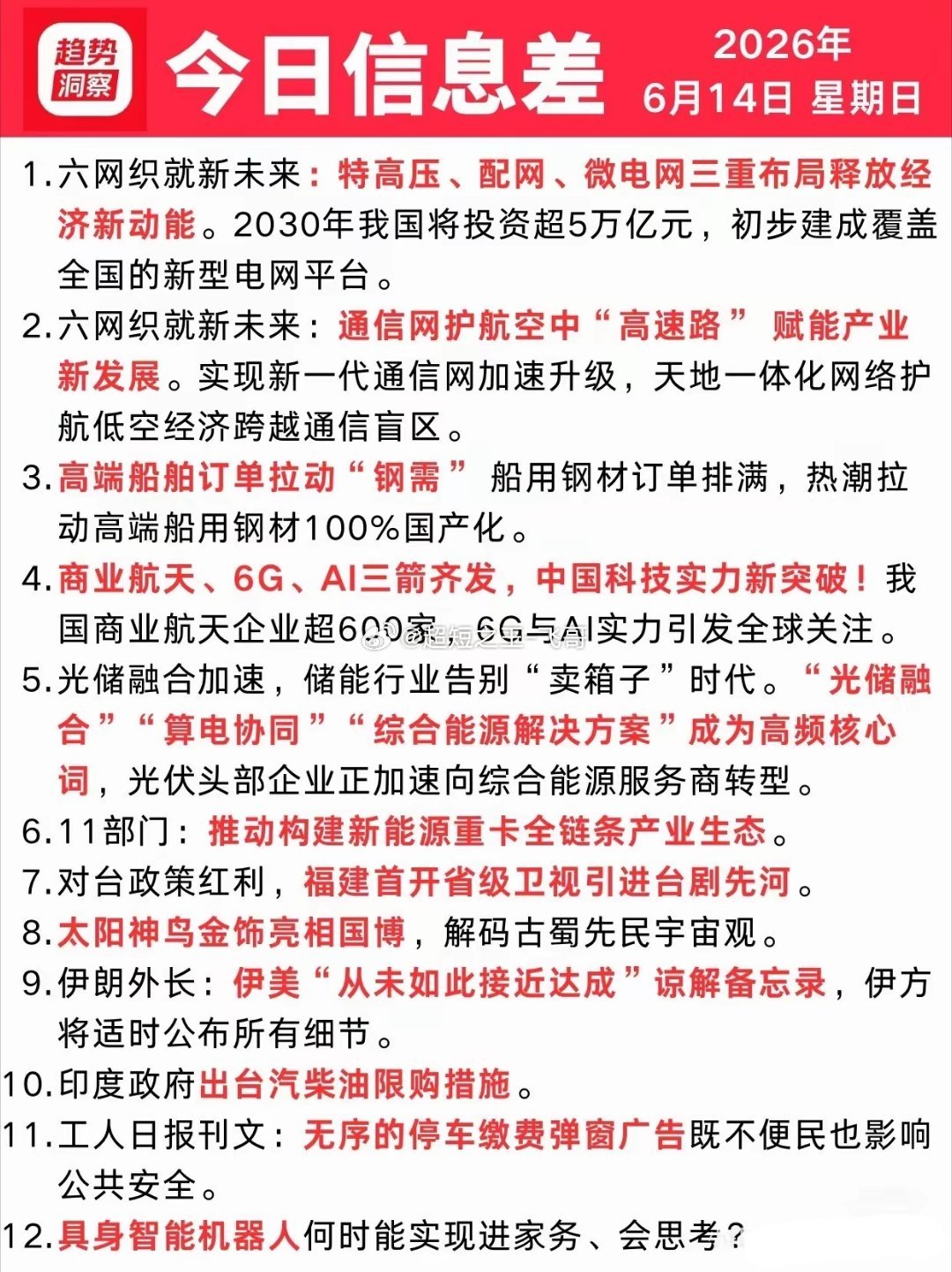 6月14星期天
