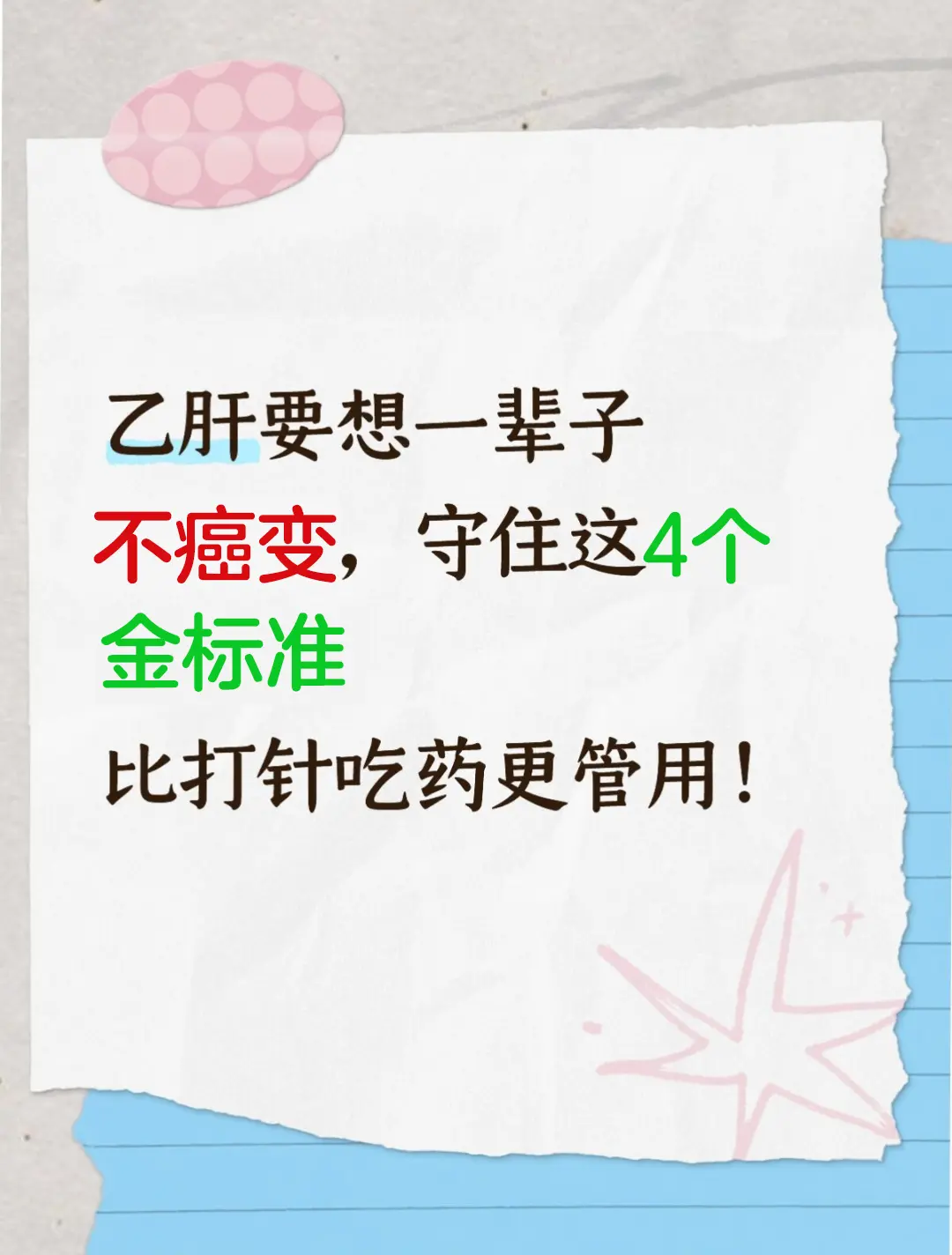 你是不是以为只要按时吃抗病毒药，就不会肝硬化、肝癌？其实不是的！吃药只...