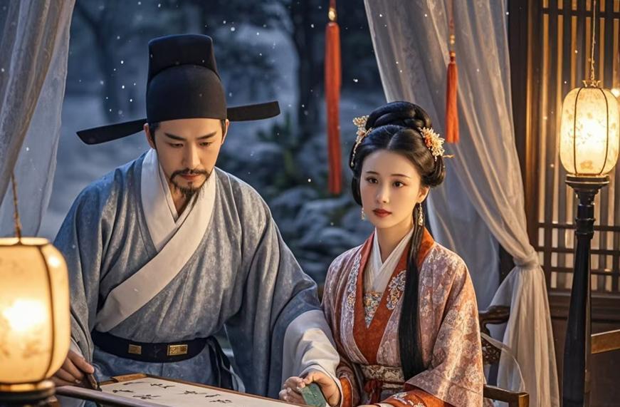 1040年，51岁范仲淹娶15岁青楼女子甄金莲。洞房夜里，范仲淹发现新娘竟是完壁