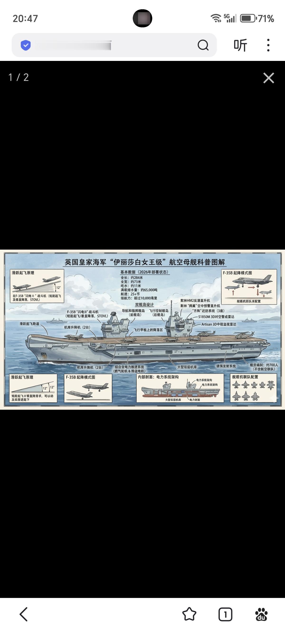 该级舰共有两艘：首舰伊丽莎白女王号和二号舰威尔士亲王号。该级航母采用短距起飞