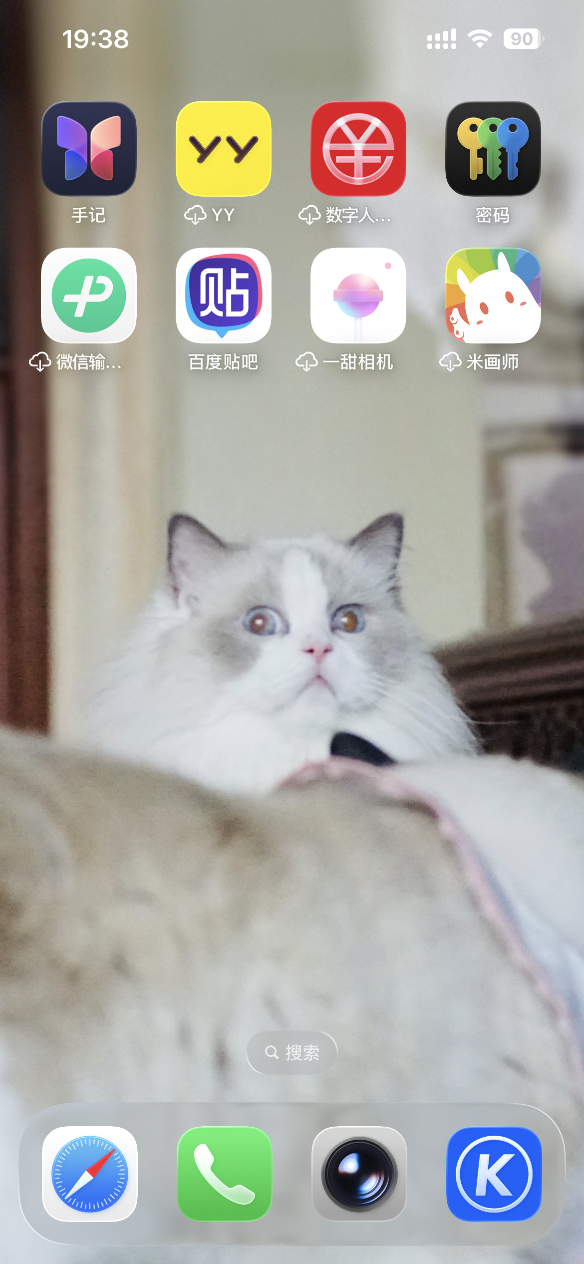 用闹哥机智的眼神做了墙纸，满意之[滑稽笑]​​​