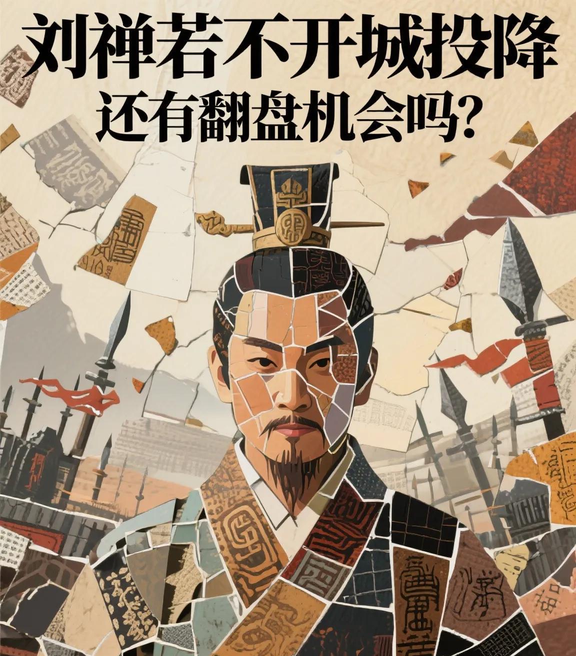 刘禅如果不开城投降，还有翻盘的机会吗？“陛下，战吗？”“不，开门。”公元2
