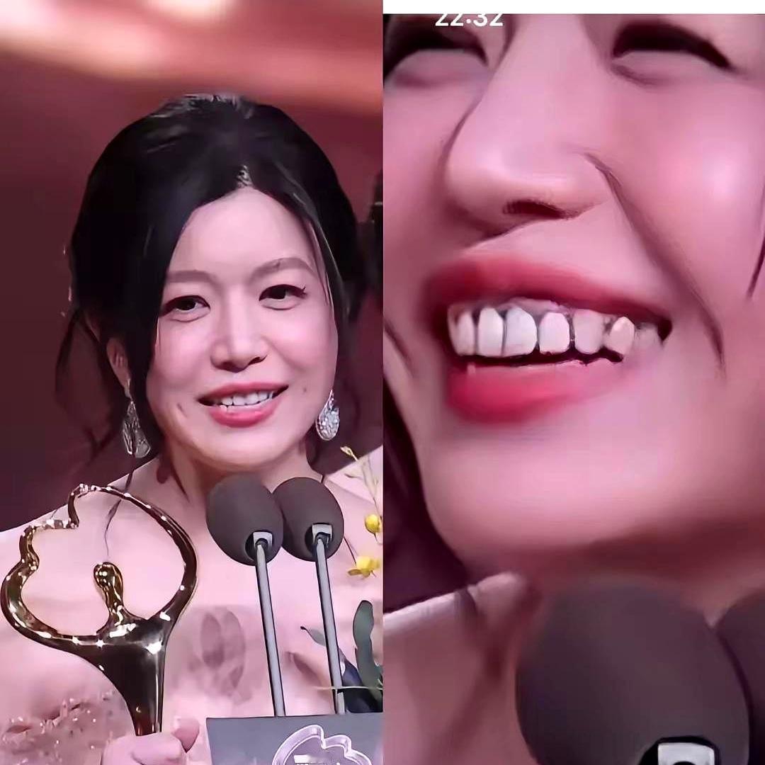 陈妍希一笑，牙龈那条黑线就露馅了。你以为是没刷干净？错，那是十几年前花几十万做的