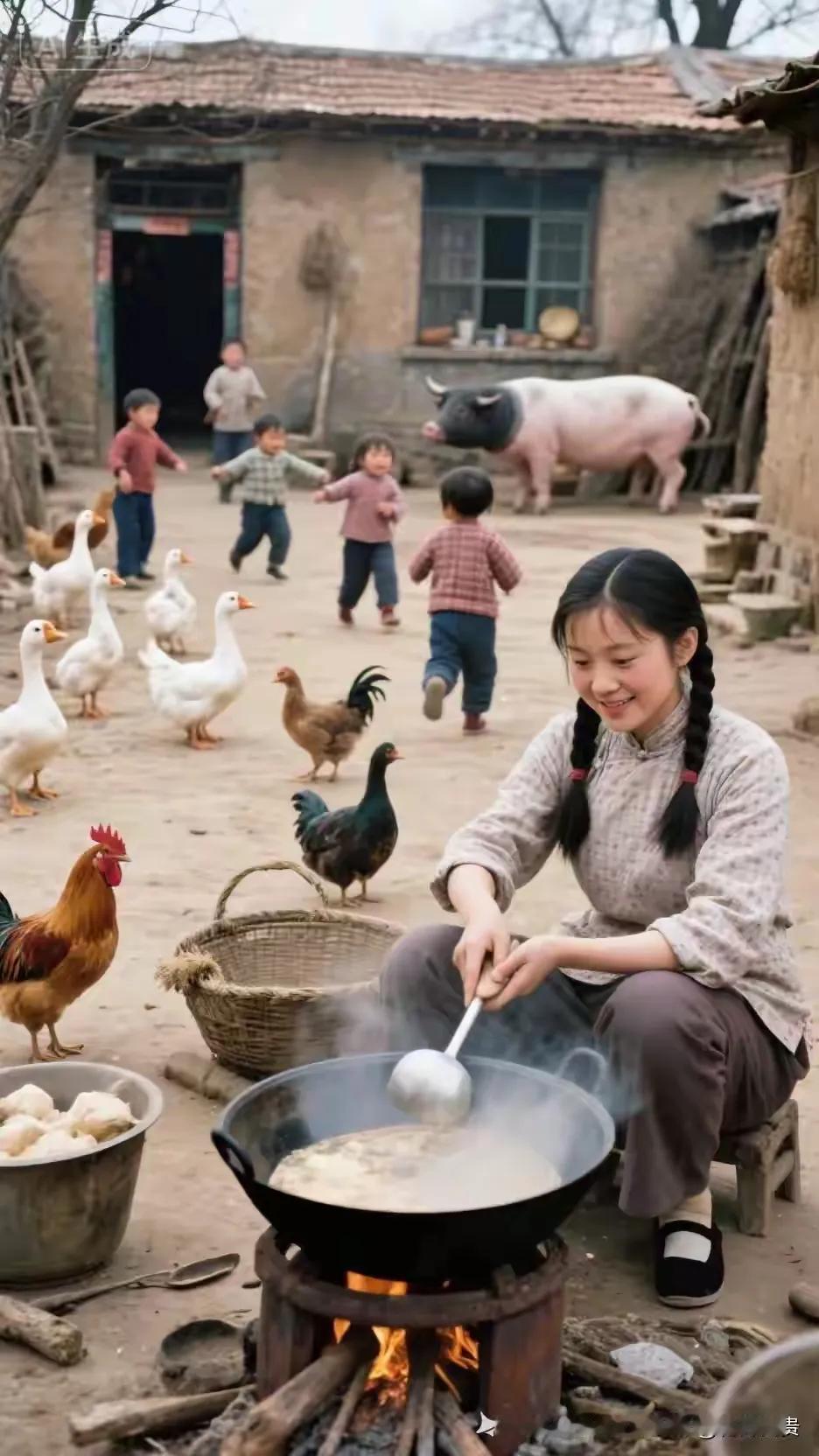 七十年代农村人的快乐生活，可惜再也回不去了。