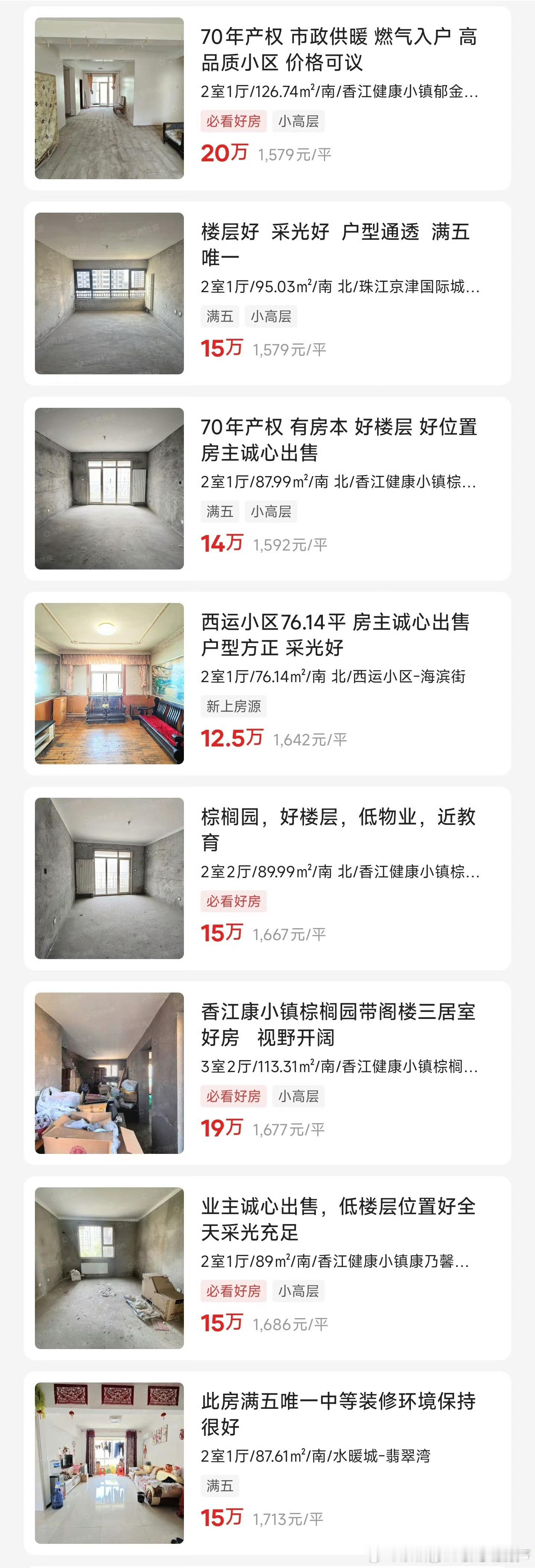 天津这房价怎么样呢？​​​