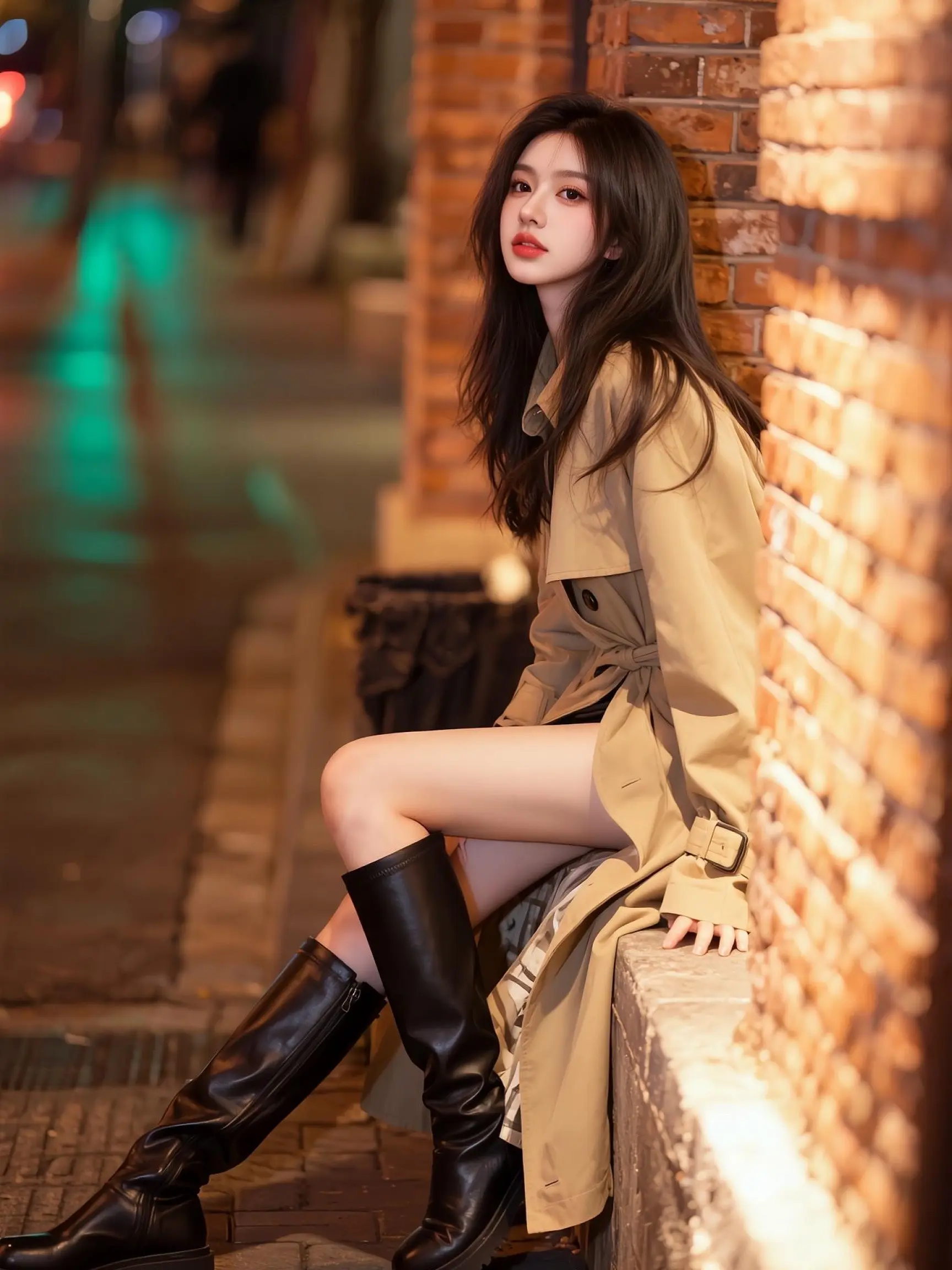 夜巷氛围感写真  .5来了