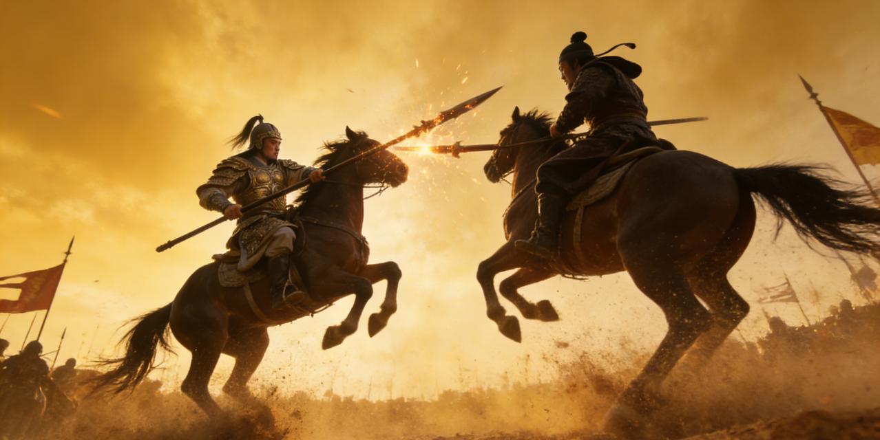 落凤坡，张任射死庞统，黄忠对刘备说：“主公，我去一刀劈了这厮。”刘备说：“汉升啊