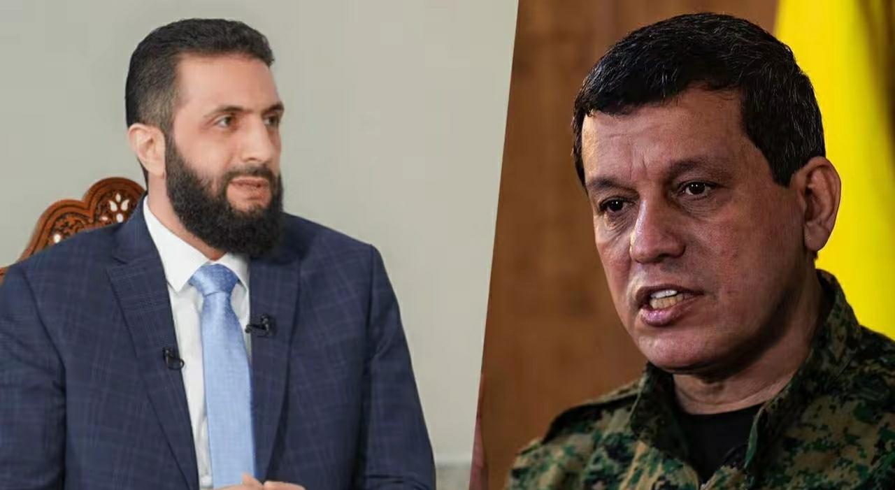 库尔德人和朱拉尼谈判破裂。叙利亚库尔德武装（SDF）指挥官马兹卢姆·阿卜迪在哈