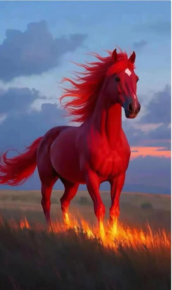 出门就有财神迎，进门又见喜灯明。马年不管干啥事，骐骥奔腾万事兴。