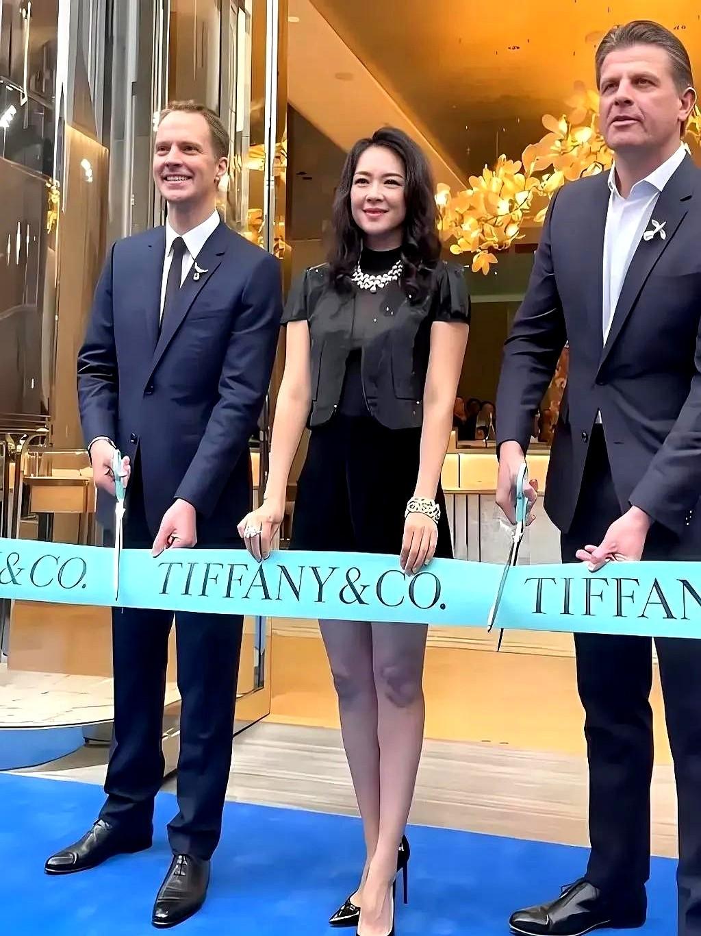 如今离婚了章子怡离婚后复出，在太古里出席蒂芙尼活动，造型高贵妩媚，状态比之前