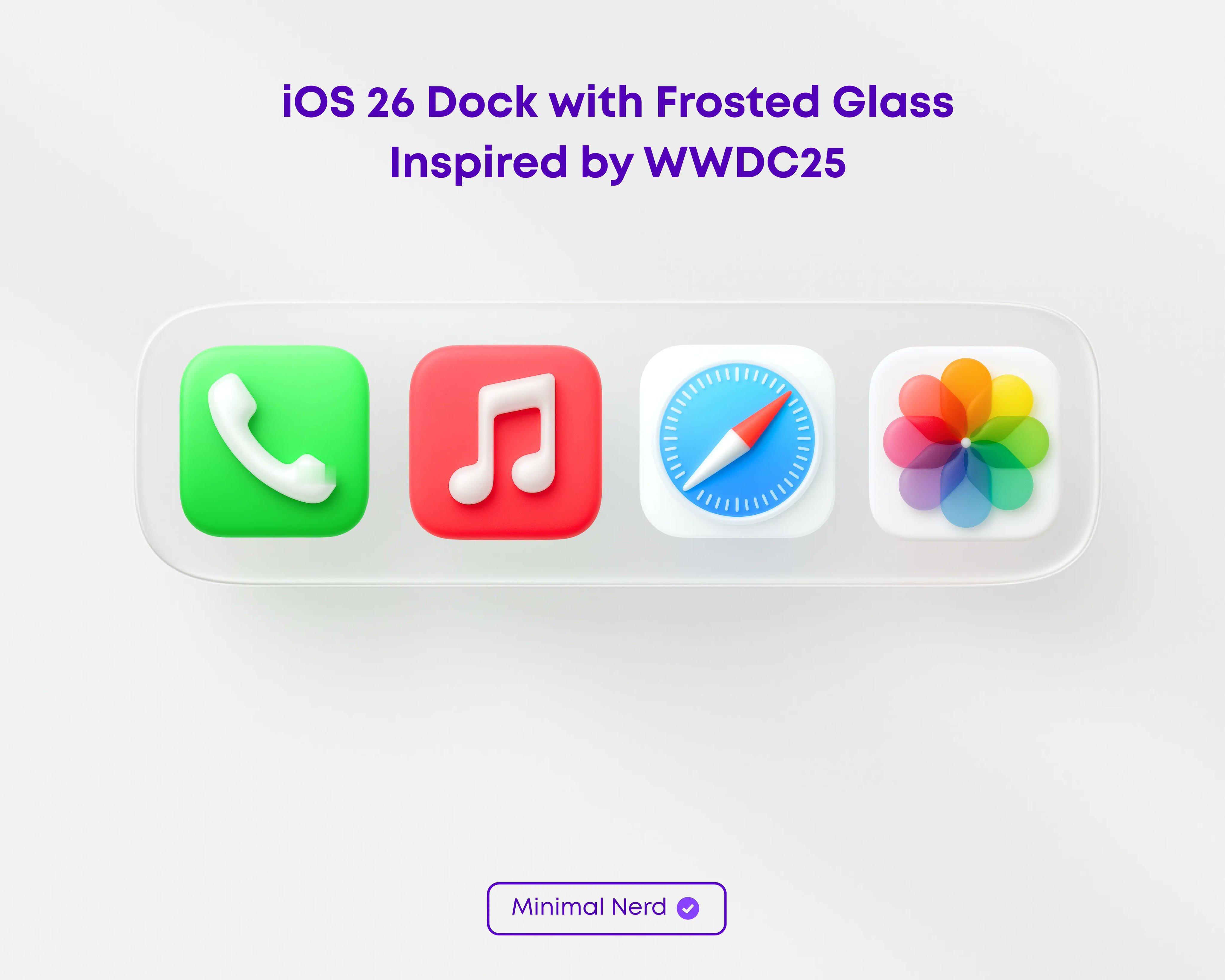 iOS19/iOS16的图标，如果长成这样，那真是太漂亮了。立体感，毛