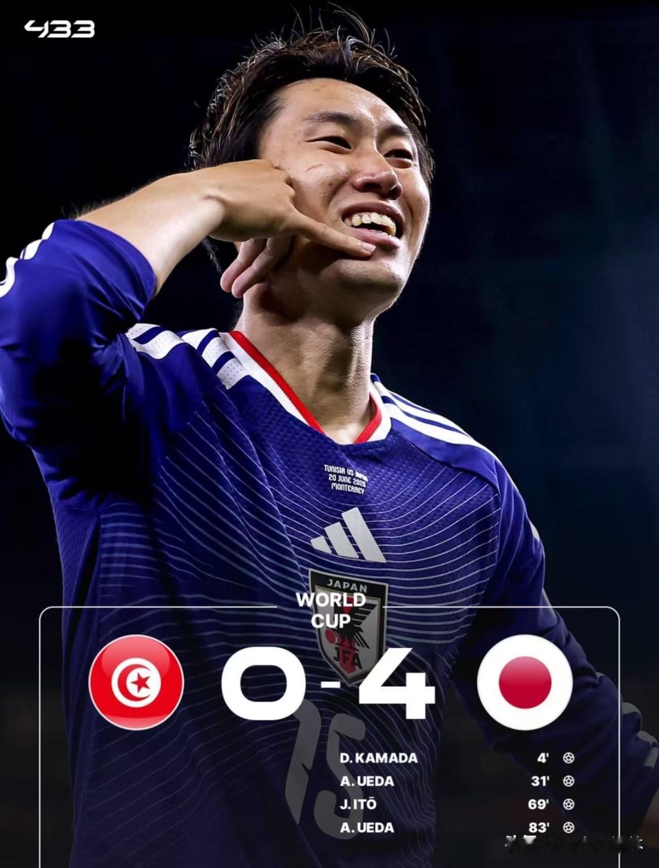 终于明白日本为什么能4-0了，23人旅欧、12人踢五大联赛只是最表层的原因，
