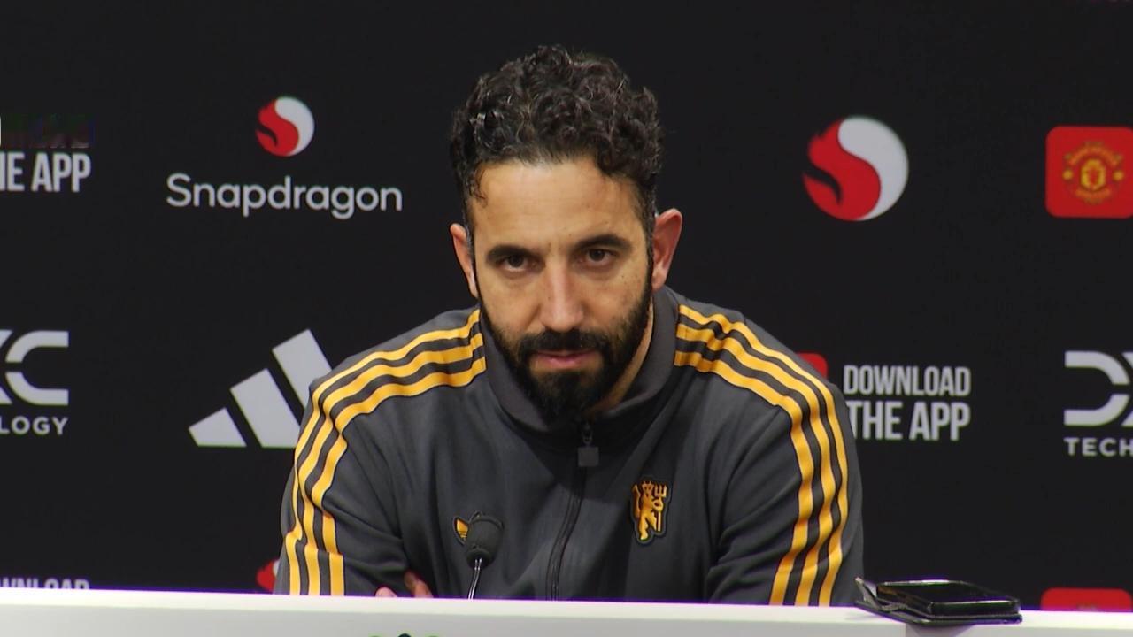 【不是球队在倒退】曼联1-1西汉姆联的赛后，阿莫林在曼联的新闻发布会上表现出了前