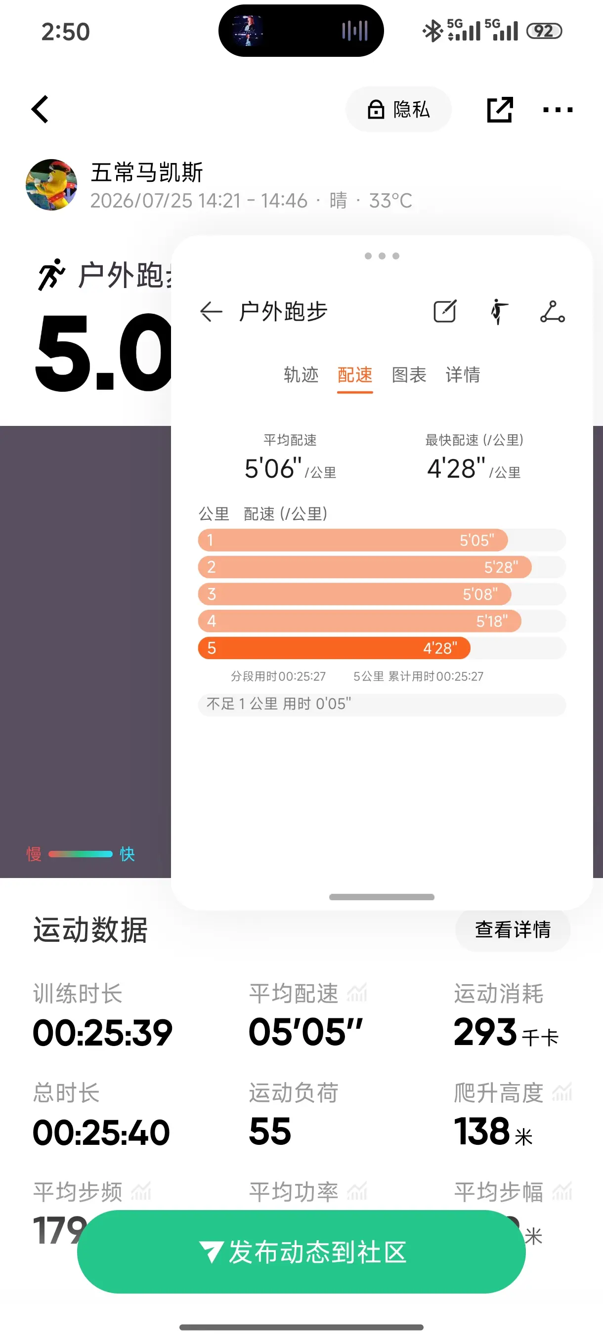 凯斯 跑步 减肥 自律 跑步打卡