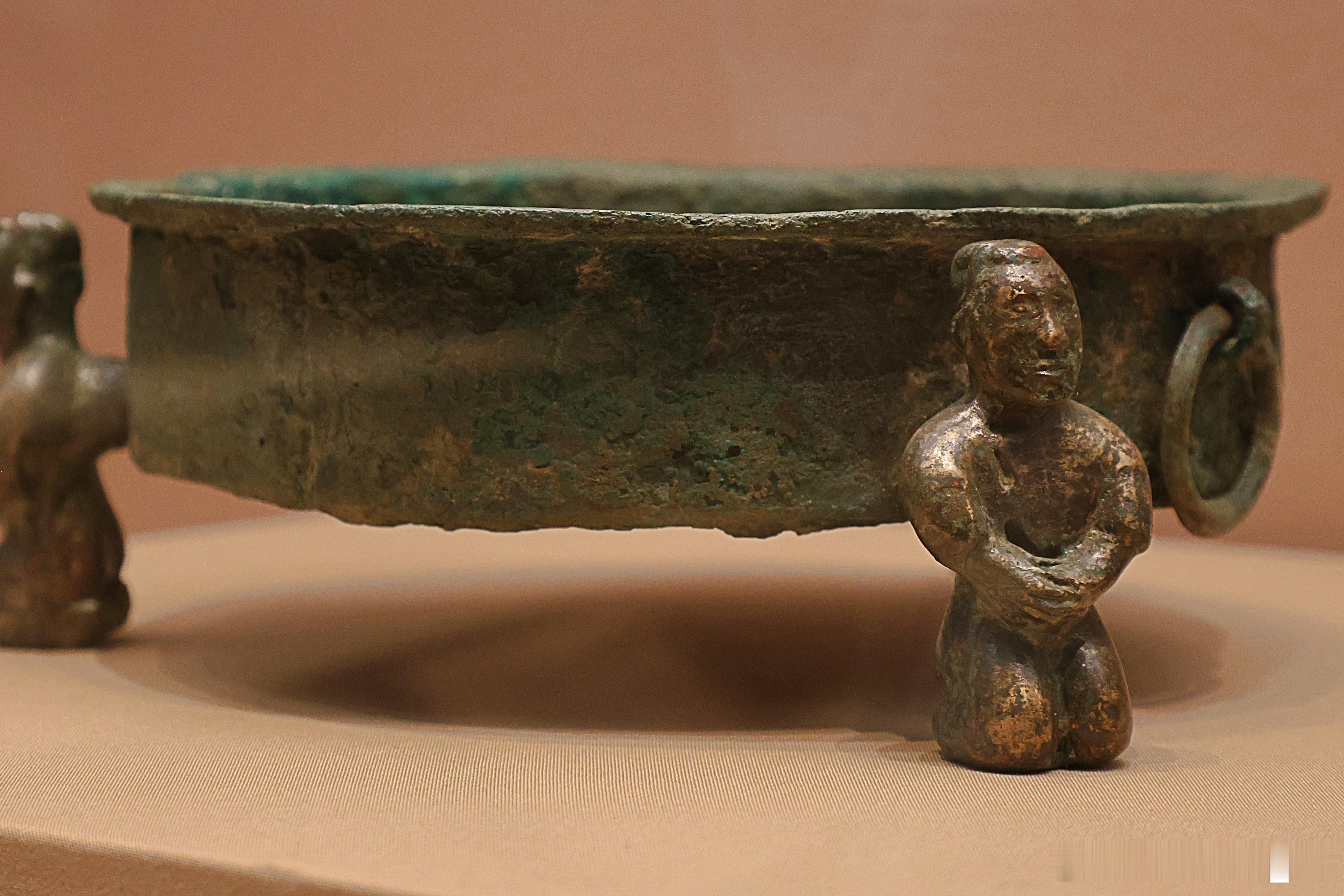 我的2026【中国之中-中原古代文明精粹】三人足铜盘战国（公元前475-前